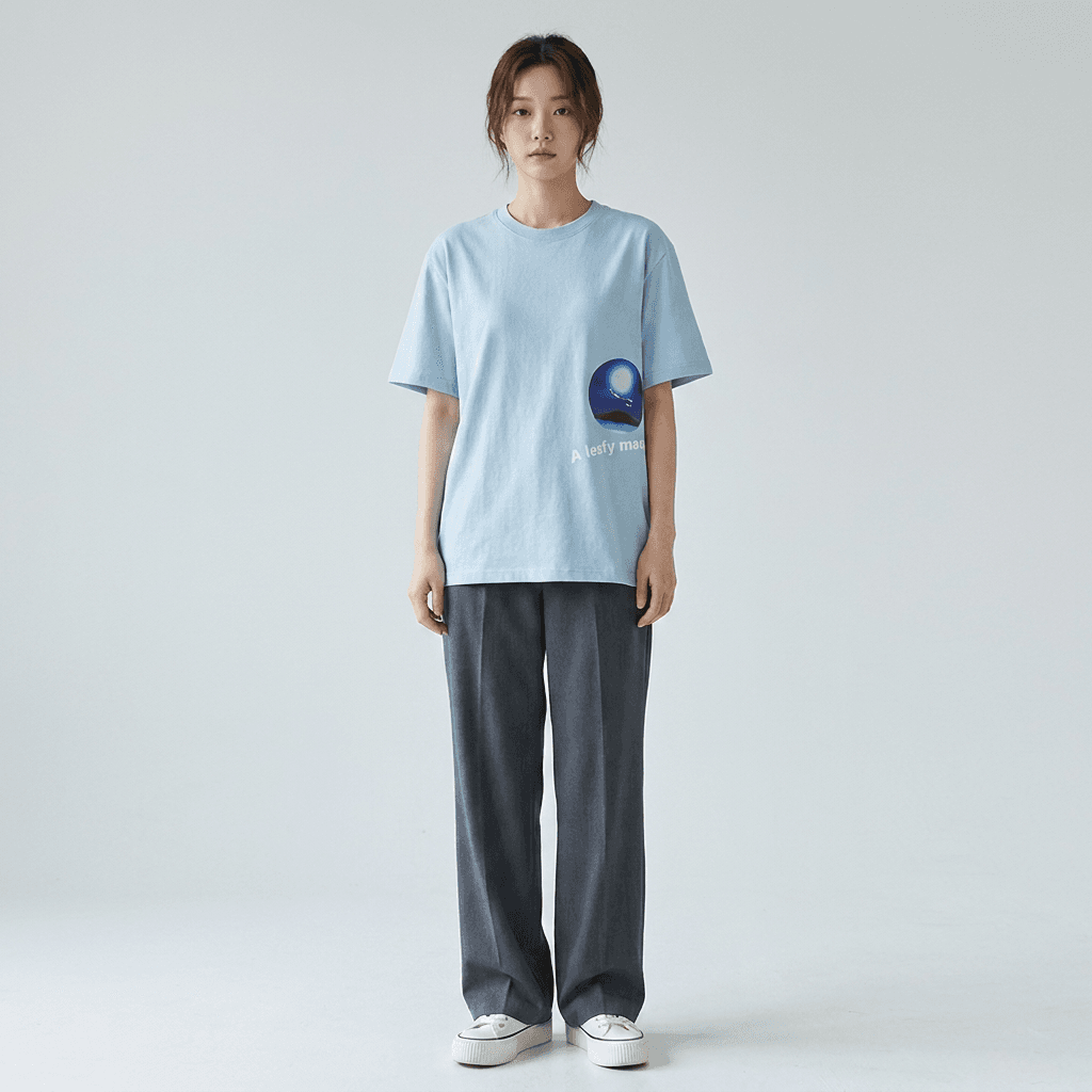 JAEYI-M TSHIRT skyblue