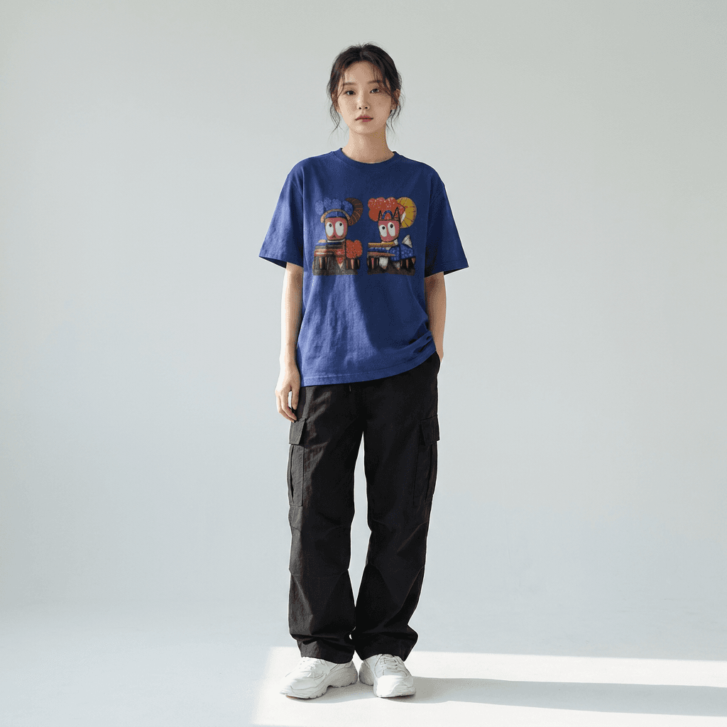 ROMERO-8 TSHIRT blue