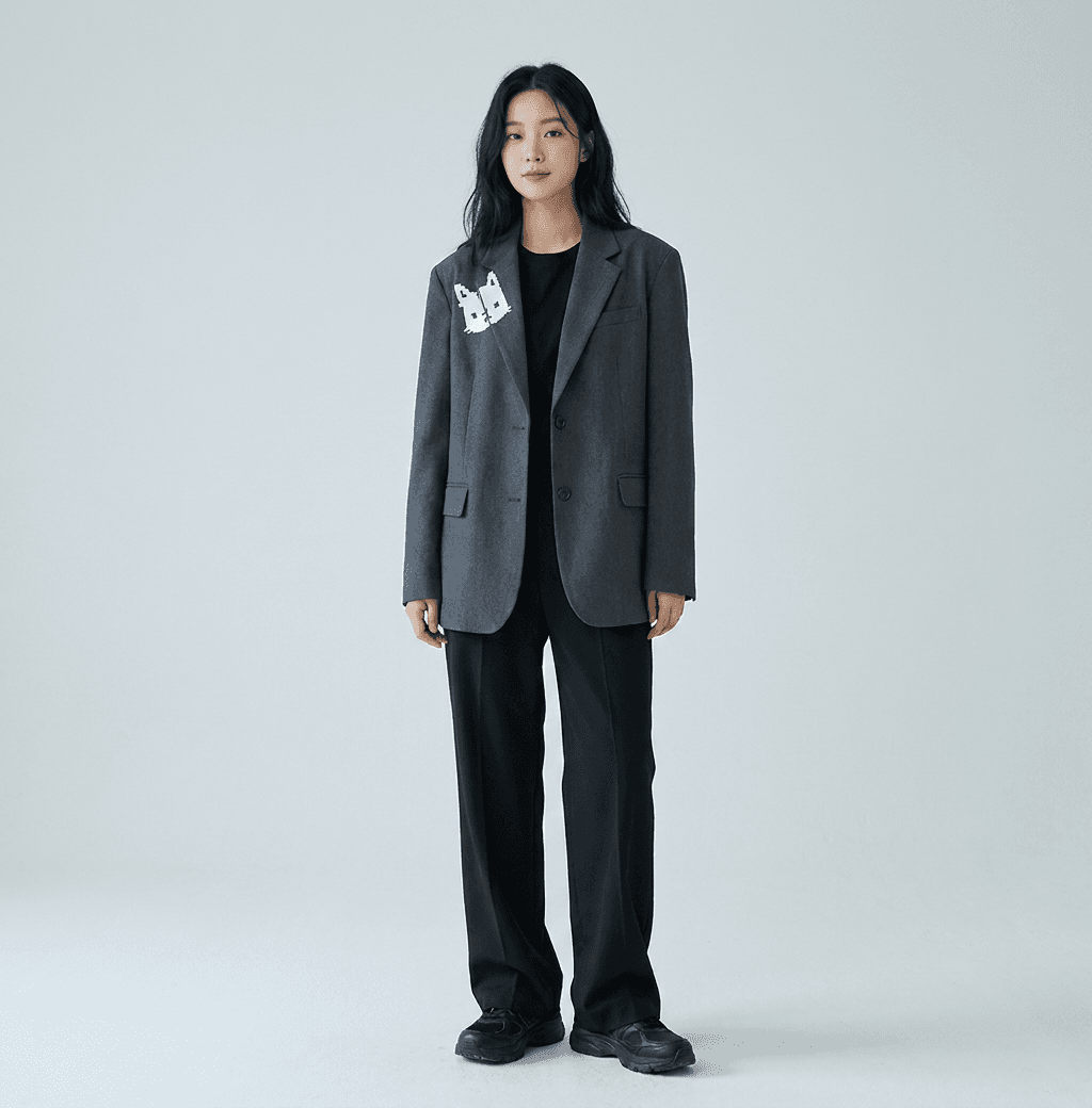 고양이와 스프 섹션 브레이저 챠콜