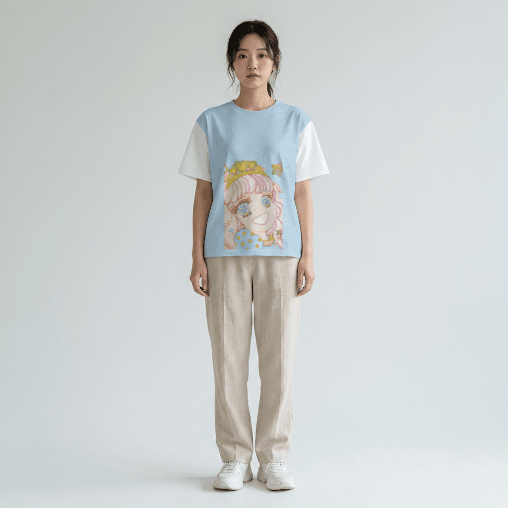 SARA-M TSHIRT skyblue